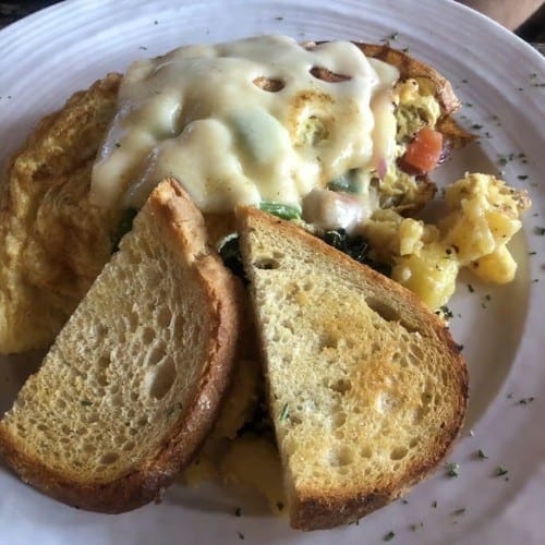 Carnitas Omelette.