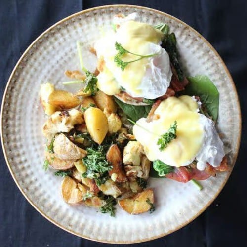 Eggs Florentine Benny.