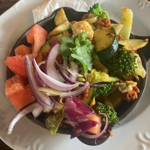 Vegan Soy Chorizo Skillet.