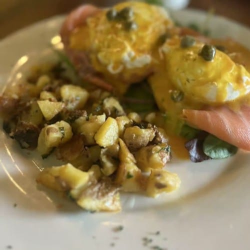 Smoked Salmon Benny.