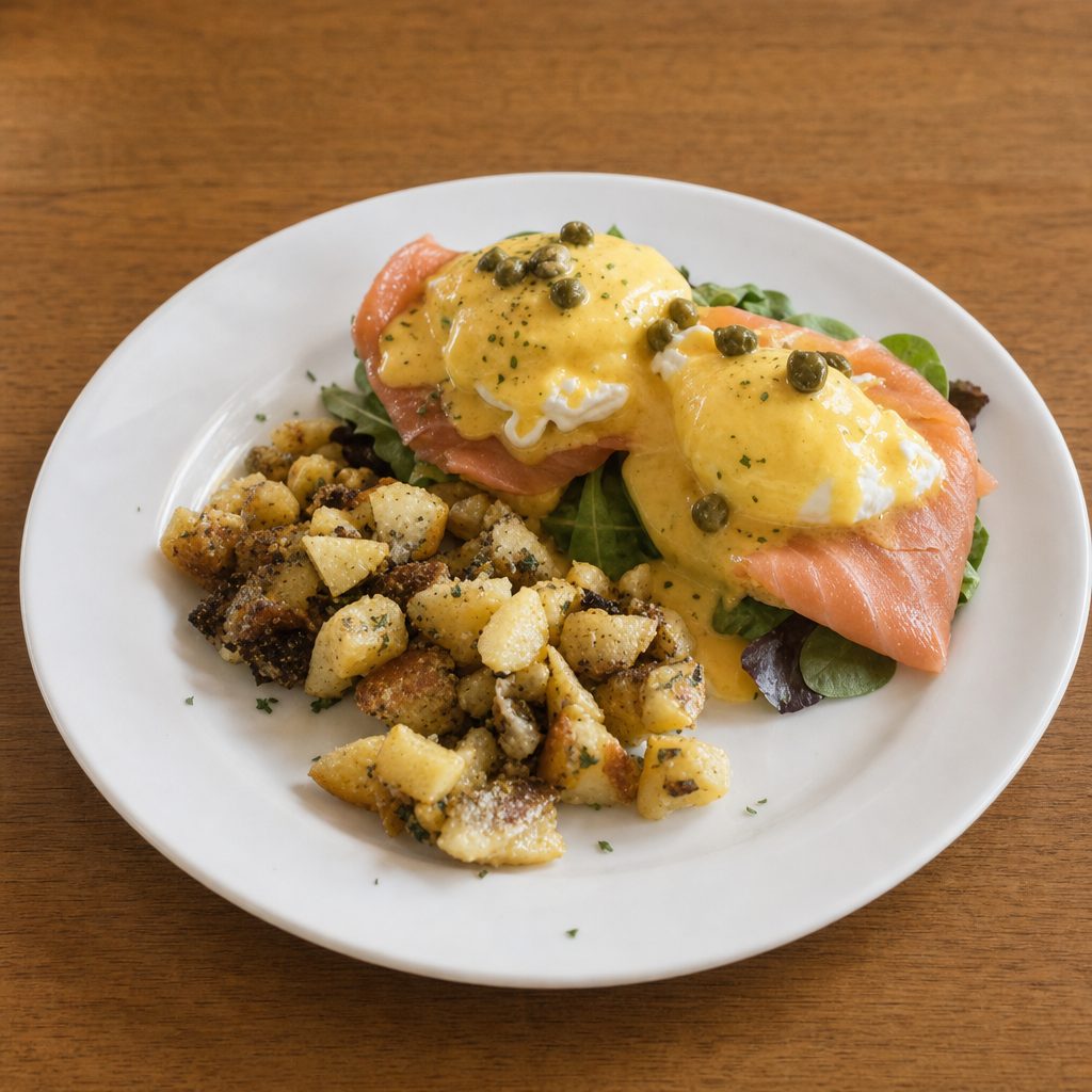 Smoked Salmon Benny.