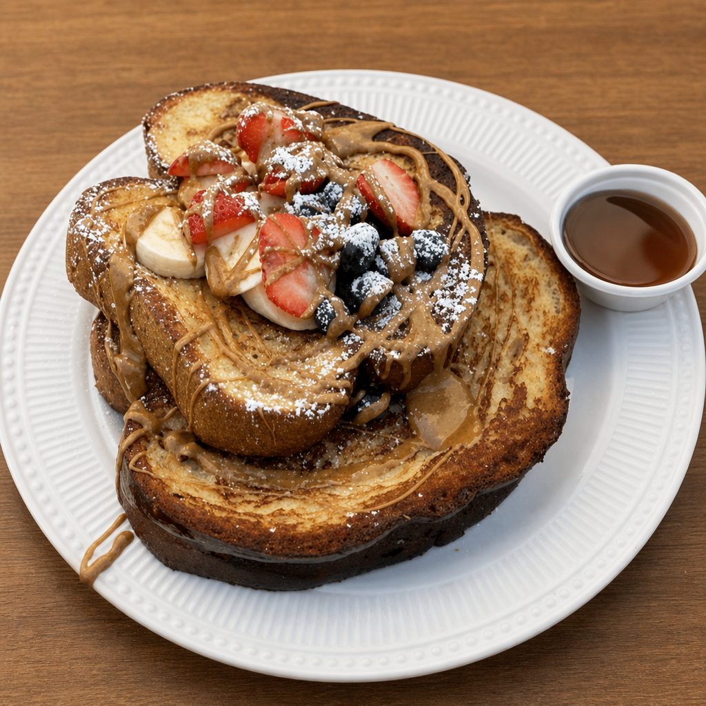 Signature Cookie Butter French Toast.