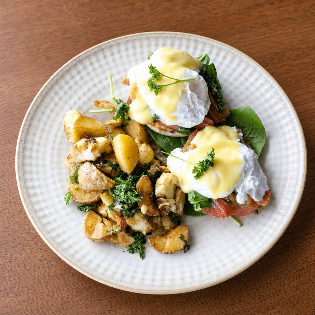 Eggs Florentine Benny.
