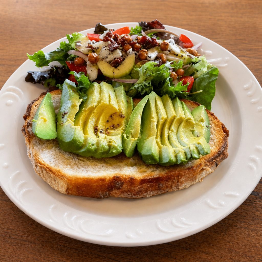 Avocado Sundried Tomato Toast.