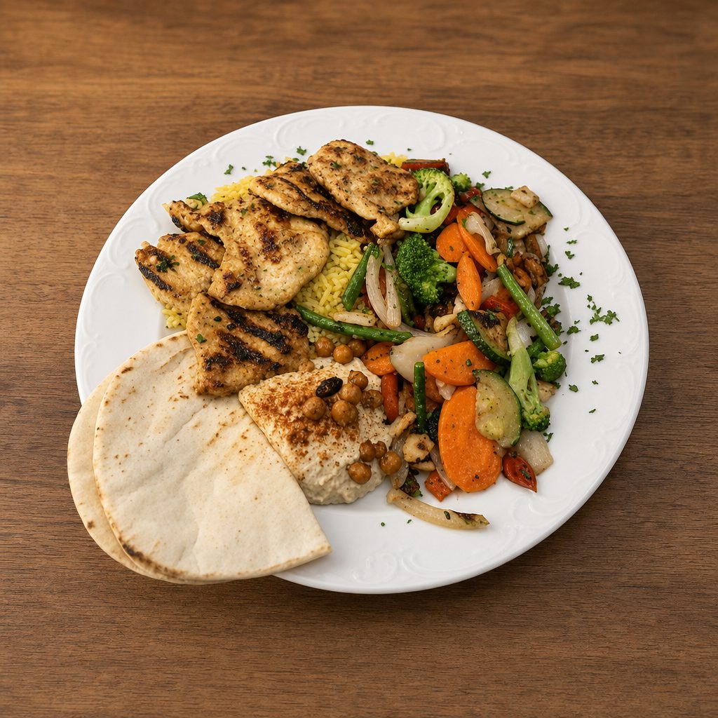 Mediterranean Chicken Kabob.